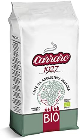 Carraro 1927 BIO Coffee Beans Blend of Organic Roasted Coffee Beans 1kg