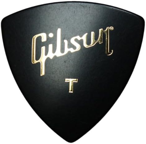 12 x Gibson Wedge Thin Guitar Picks In A Handy Pick Tin