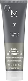 MITCH by Paul Mitchell Double Hitter 2-in-1 Shampoo & Conditioner for Men, For All Hair Types
