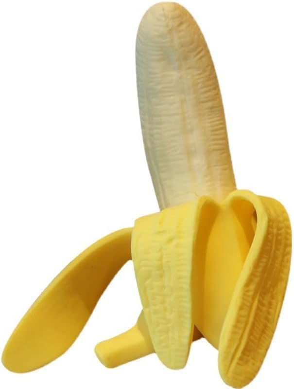 Banana Ornaments, Simulation Fruits Ornaments, Stretchy Soft Banana Ornaments