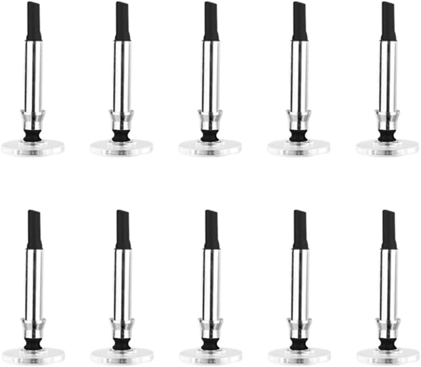 Yuikome 10PCS Universal Stylus Pen Transparent Disc Capacitive Screen Touch Pen Replacement Tip Drawing Writing Nib Pencil