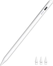Stylus Pen for iPad 2018-2024, Fast Charging Pencil (1st Generation) with Tilt Sensitivity & Palm Rejection, Magnetic Pen for iPad Air 3/4/5/M2, iPad Mini 5/6, iPad 6/7/8/9/10, iPad Pro 11"/12.9"/M4