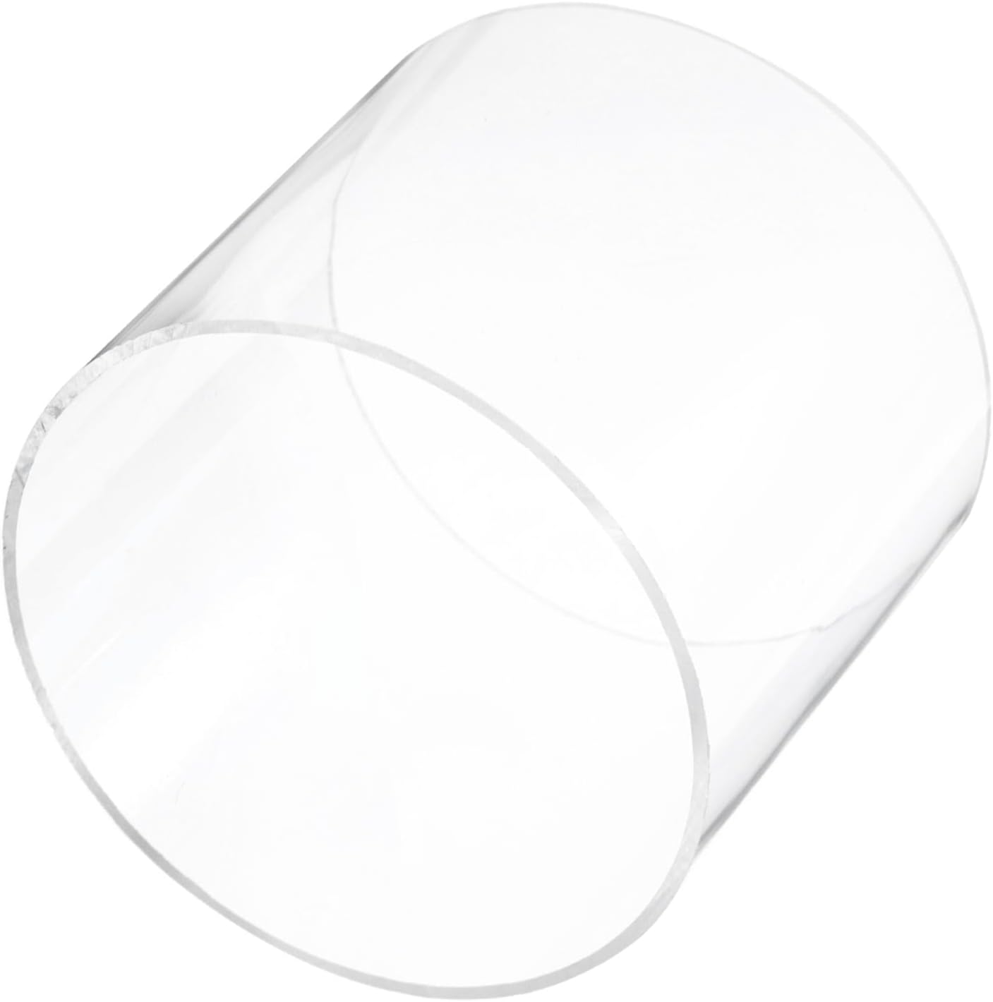 Rebower 6" Clear Plastic Rigid Pipe 145mm x 150mm(5.7" x 6") Acrylic Tube Round Polycarbonate Tubing, [for Plumbing, Hydraulics, Pneumatics, Aquarium, DIY]