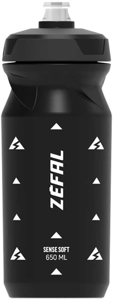 ZEFAL Unisex Sense Soft 65 Water Bottle, Black, 650ml UK