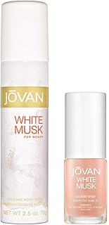 Jovan White Musk Women Cologne 96Ml And Body Spray 74Ml, 3.2 Fl Oz