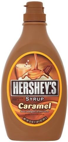 Hershey's Caramel Syrup - Thick & Delicious Caramel Sauce - Kids' Favourite Brown Sauce Toppings for Desserts - Vegetarian-Friendly Sweets, 623 g