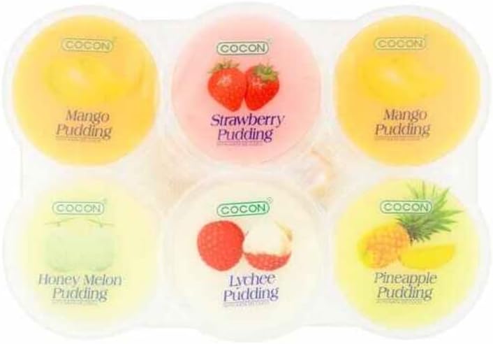 Cocon Assorted Fruit Jelly Pudding 6x80gr x 5 pack