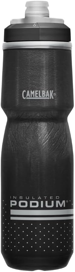 CamelBak Podium Chill Bike Insulated Squeeze Water Bottle Black, 24oz
