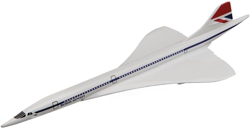 Corgi CS90636 Showcase British Airways Concorde Model Airplane - Diecast Planes & Aircraft Models for Ages 14+, Die Cast Plane, Toy Airplanes - Gift for Young Aviation Fans, Birthday Gifts for Him
