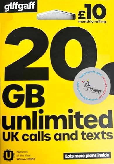 Giff Gaff Sim Card - Pathfinder GTM Retail Pack