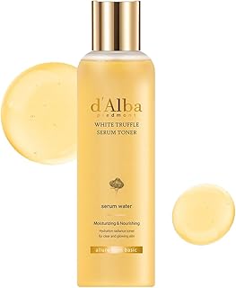 d'alba Piedmont White Truffle Moisturizing Serum Toner, Glass Skin with Double Vitamin Skincare, Face Moisturizer, Korean Skin Care (6.08fl. oz)