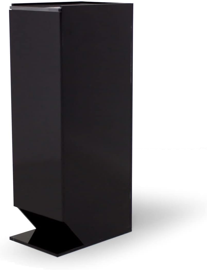 TIELO Pet Cat Food Pouch Dispenser Storage Tidy Organiser (Black)