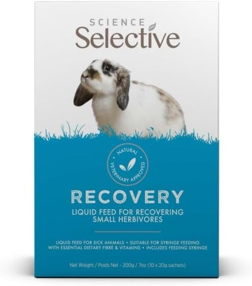 Supreme Petfoods Science Selective Recovery Liquid Food for Small Herbivores, 20 g (Pack of 10)