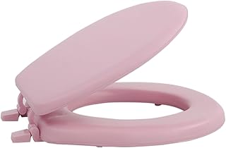 Achim Home Furnishings Fantasia Standard 17" Soft Toilet Seat Vinyl Pink