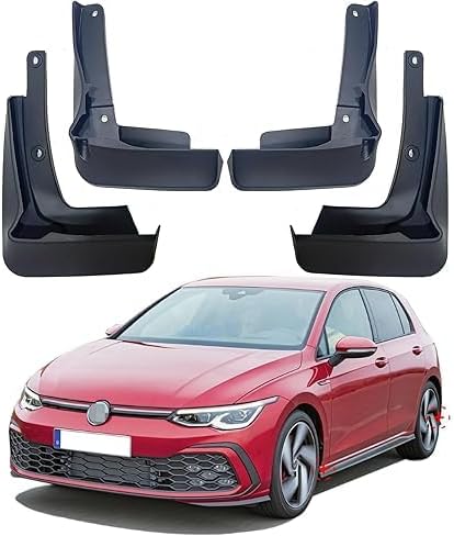 Car Mud Flaps for VW Golf mk8 GTi GTD GET 2020-2025,Car Wheel Protection, Car Accessories,Front and Rear Mudflaps Splash Guards Fender,4 Pcs