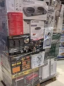 5-38 Pieces Assortment containing unsold Surplus appliances in 2025,Returns Pallet, Returns Pallets for Sale UK