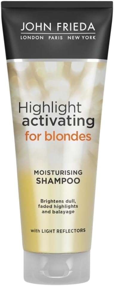 John Frieda Highlight Activating For Blonde Hair, Citrus, Moisturising Shampoo, 250 ml (Pack Of 1)