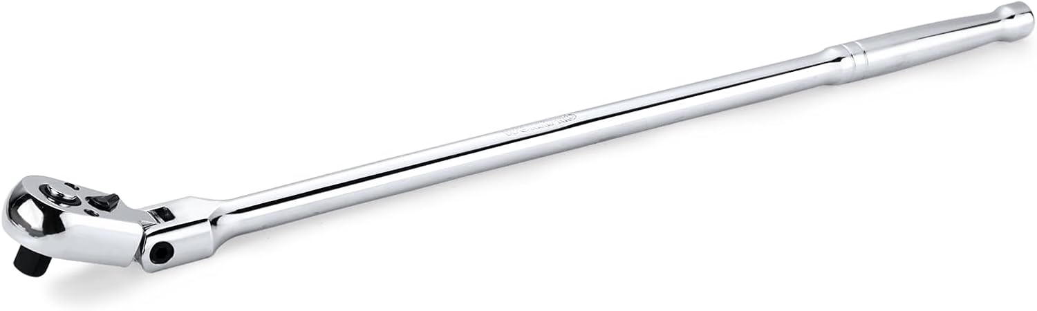 WORKPRO 3/8" Drive Extra Long Flex Head Ratchet, 18" Reach
