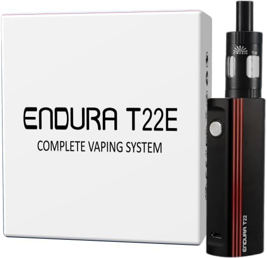 INNOKIN Endura T22E Vaping Kit, Powerful 2000mAh Mod with Prism T18E Tank, Long Lasting Long Battery Life, Precision Control, E Cigarette, E Cig, Starter Kit, No Nicotine (Black)