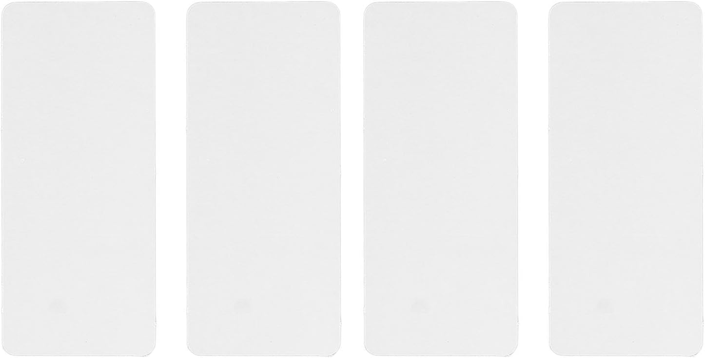 Cutting Pads for Die Cutting Machine Mini Standard Polycarbonate Plastic Plates Clear Die Cutting Plates 5.91 X 2.56 Inch for Embossing Craft (4Pcs)