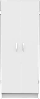 ClosetMaid Pantry Cabinet Cupboard with 2 Doors, Adjustable Shelves, Standing, Storage for Kitchen, Laundry or Utility Room, White