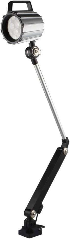 12W LED Work Light w/32 Arm 110-220V IP68 Adjustable Aluminum Alloy Industrial Lighting Machine Light for Lathe, CNC Milling Machine, Drilling Machine -Plus Long Arm (12)
