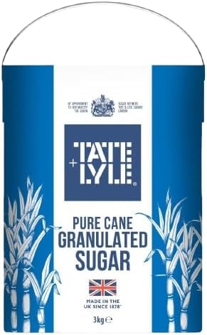 T & L Granulated Pure Cane Sugar Drum with Handle (Discontinued) 3 kg