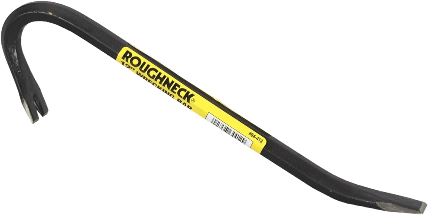 Roughneck Wrecking Bar – 24in (610mm) Drop Forged, Heat Treated & Corrosion Resistant for Demolition Tasks