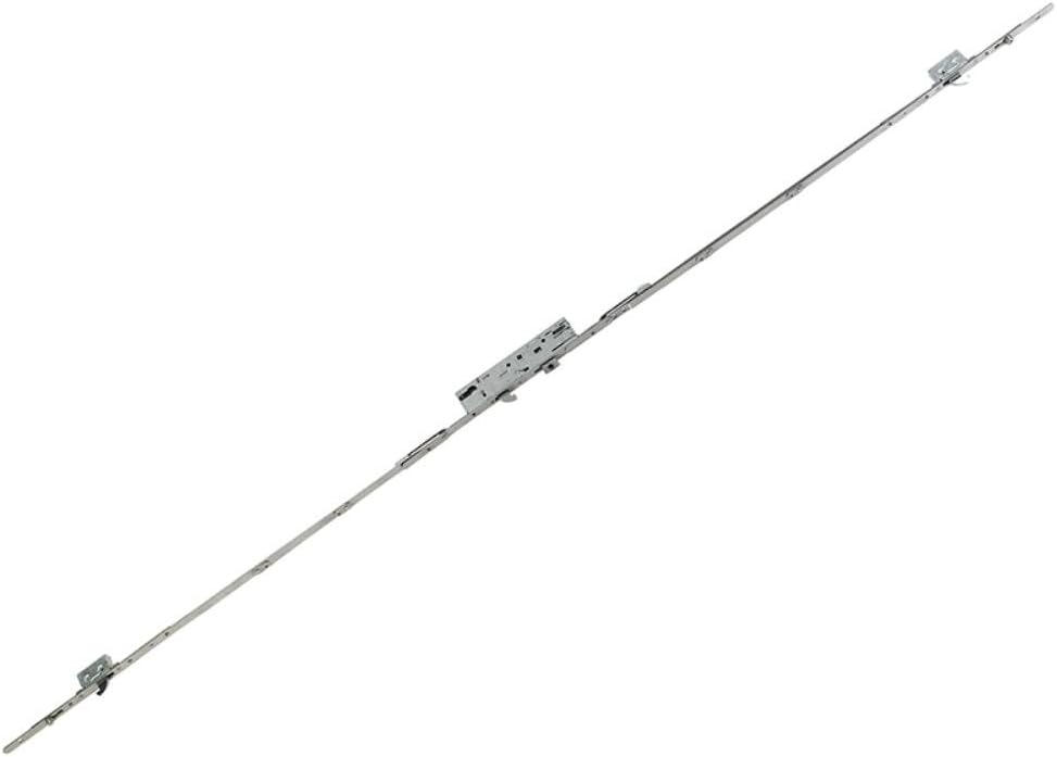 Yale YDM-PRO-PVCU-35 Doormaster Professional Multi-Point Door Lock Replacement, 35 mm Backset, 16 mm Faceplate, Steel Finish, Suitable for PVCu Doors, Grey