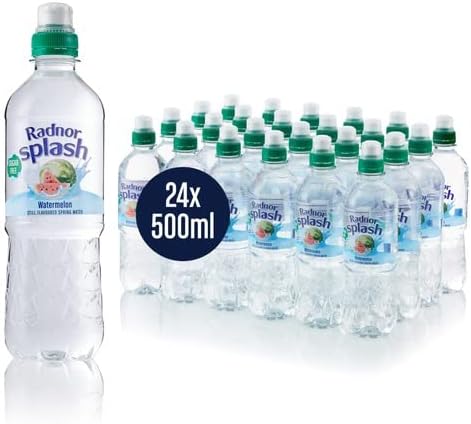 Radnor Splash Watermelon Sugar Free Flavoured Water 24 x 500ml Multipack