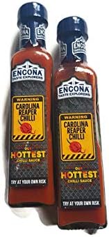 Encona Hot Sauce Carolina Reaper Chilli 2 Pack Bundle