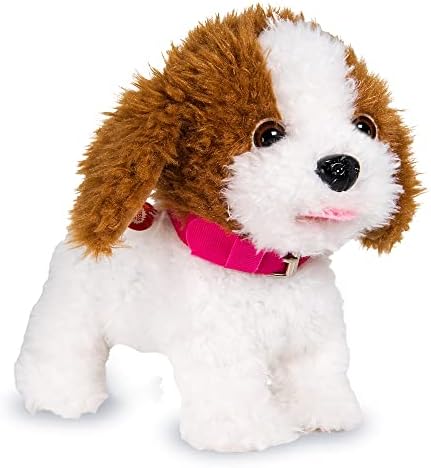 WEofferwhatYOUwant Practice Training Teddy – Interactive Plush Labradoodle Toy Dog That Obeys 12 Voice Commands, Walks, Barks, Sings & Dances
