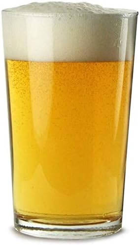 Duralex Unie 560ml / 20oz Pint Beer Glass Large Size Tumbler Goblet, Set of 2 Beer Glasses
