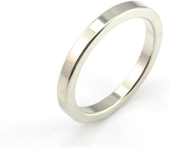 CXQ Yoga，Toy Sunglasses 304 Stainless Steel, Restrained Solid Ring, Longer Testicular Erection, 3 Different Sizes T-shirt (Color : Silver, Size : S/40mm)