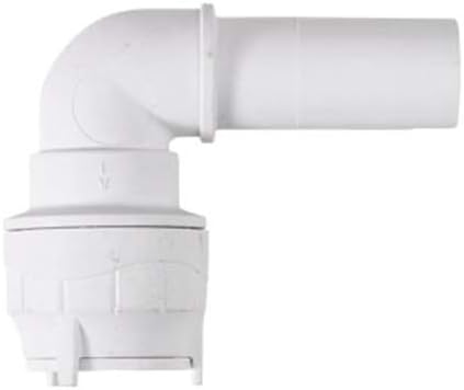 Oracstar PolyFit 15mm White Spigot Elbow Plumbing Fitting