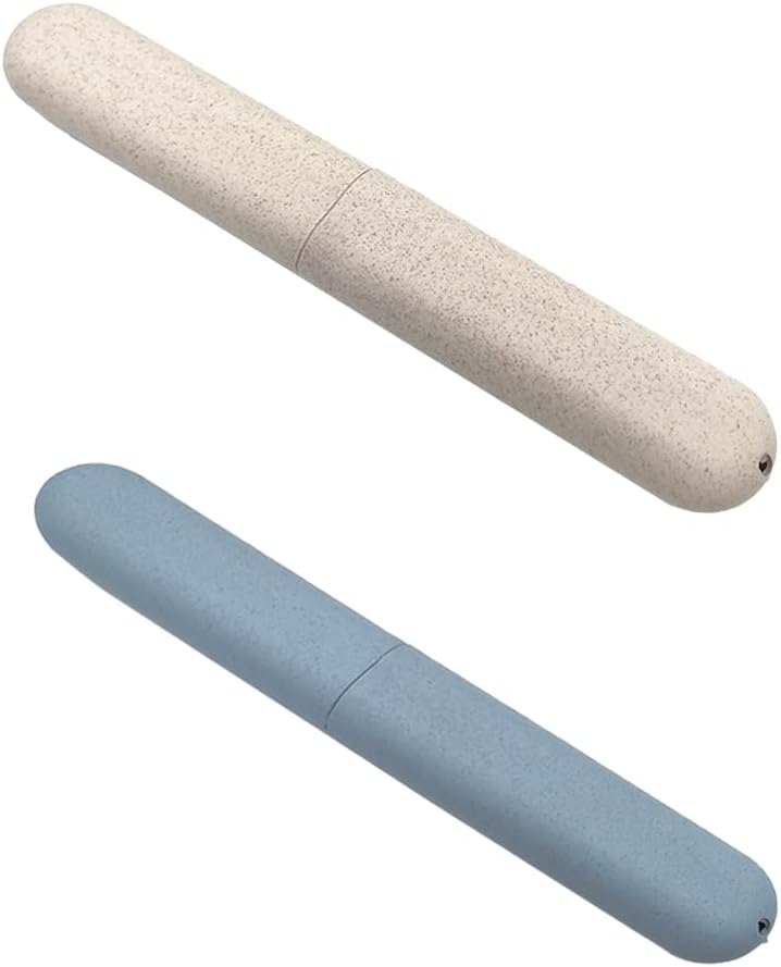 CCLKHY 2 x Portable Toothbrush Case, Protective Case for Toothbrush Head for Travel, Family