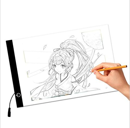 VKBAND A4 LED Copy Board Light Box, Art Craft Tracing Light Table for Tattoo, Sketch, Architecture, Calligraphy, Crafts