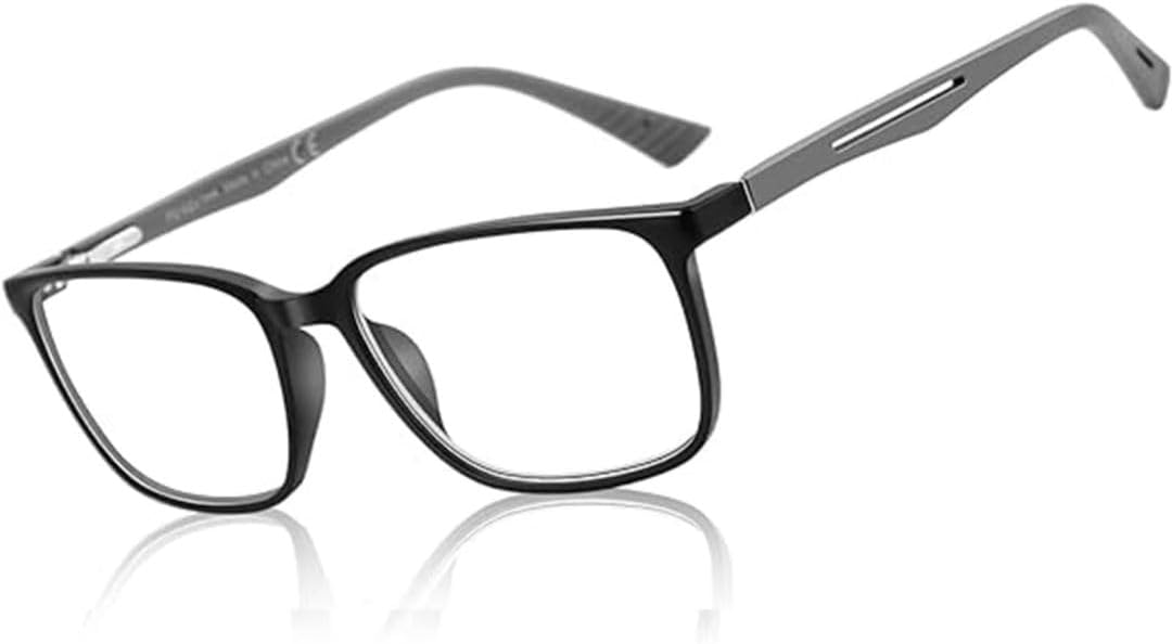 ZENOTTIC Blue Light Blocking Glasses, Reading Glasses for Men Square Frame Anti-Glare Sport Computer Glasses