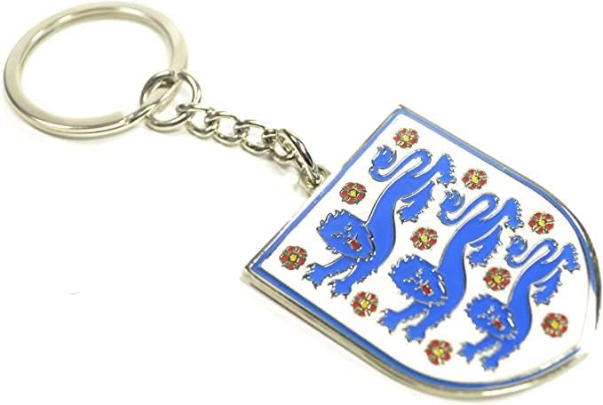 Metal Crest Keyring - England F.A (3 Lions)