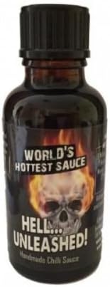 Chilli Sauce - Hell Unleashed! The HOTTEST Sauce In The World! - New 30ml