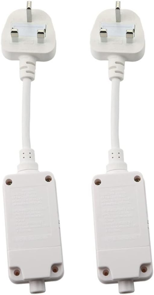 ISTOVO 2X 13A AC240V Leakage Protection RCD Socket Adaptor Home Circuit Breaker Leakage Protection Plug- UK Plug