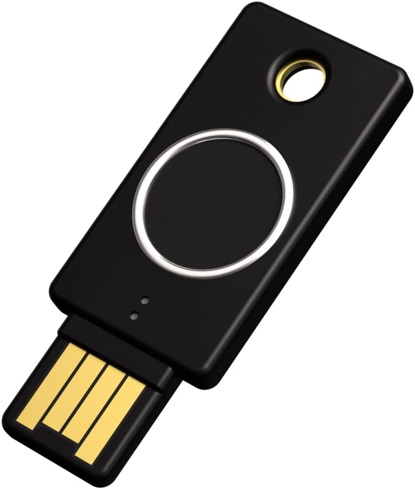 Yubico - YubiKey Bio (FIDO Edition) - Basic Compatibility - Multi-Factor authentication (MFA) Security Key and passkey, Connect via USB-A, Biometric, FIDO Certified - Protect Your Online Accounts