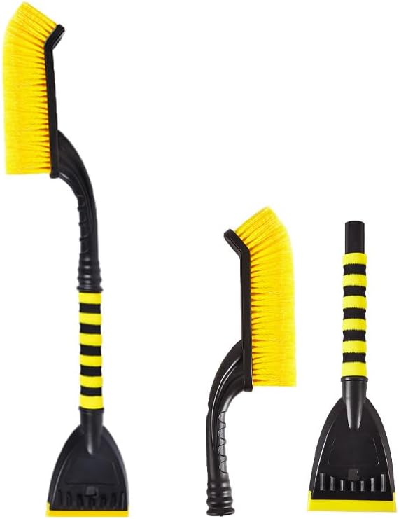 Snow Brush and ice Scraper for car windscreen, Removable Snow Suction Machine for Cars, Trucks and SUVs