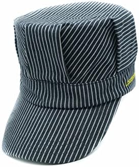 Adult Railroad Train Engineer Hat with with Locomotive Engineer Embroidered on hat Band Navy