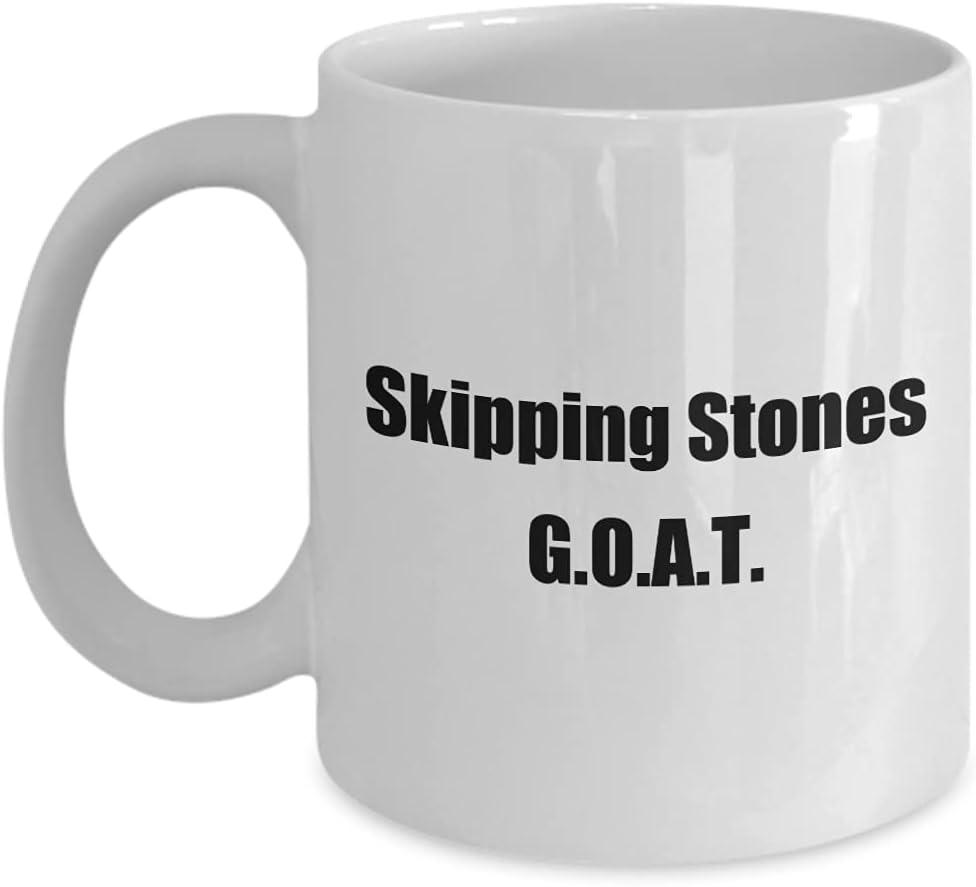 Skipping Stones G.O.A.T. Greatest of All Time Coffee Mug