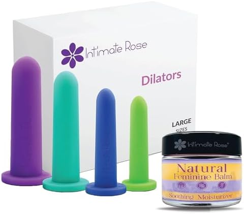 Save 10% on Advanced Pelvic Health & Intimate Care Bundle – Large Silicone Dilators (Sizes 5-8) & Organic Vulva Moisturizer for Hydration & Relief