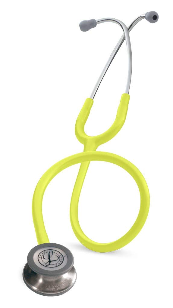 3M™ Littmann® Classic III™ Monitoring Stethoscope with Free Laser Engraving (Lemon-Lime 5839)