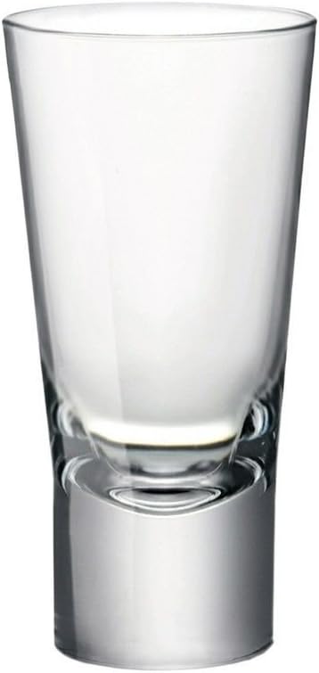 Bormioli Rocco Ypsilon Toughened 70ml Double Shot Glasses Vodka Shooter Drinking Glass