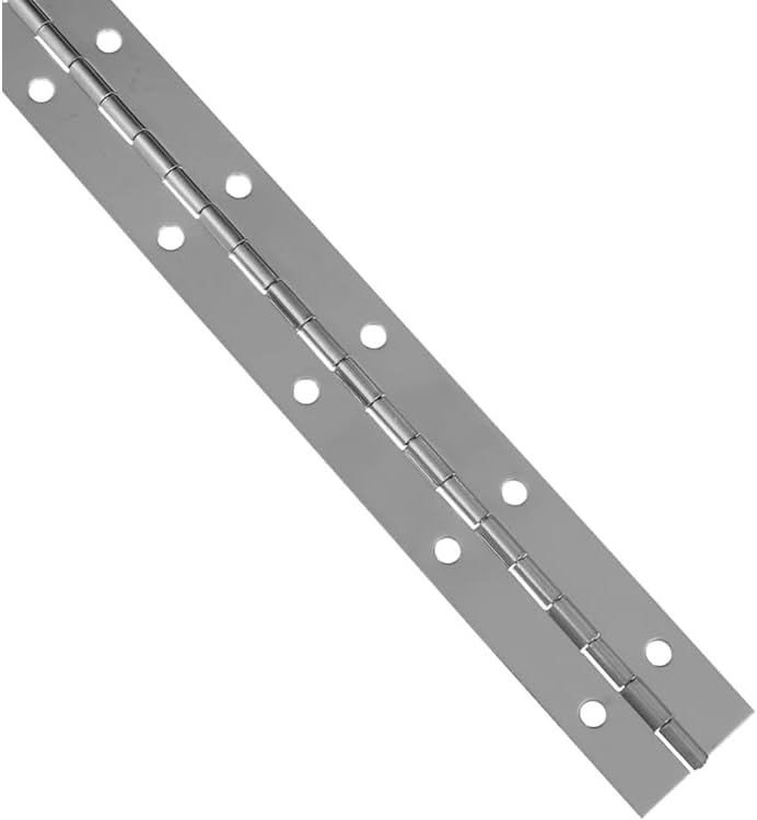 National Hardware N266-932 Continuous Hinge, Stainless Steel, 1-1/2" x 12"