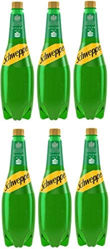 Schweppes Canada Dry Ginger Ale Sparkling Soft Drink 6X 1L Bottles **Best Before 30TH NOV 18**